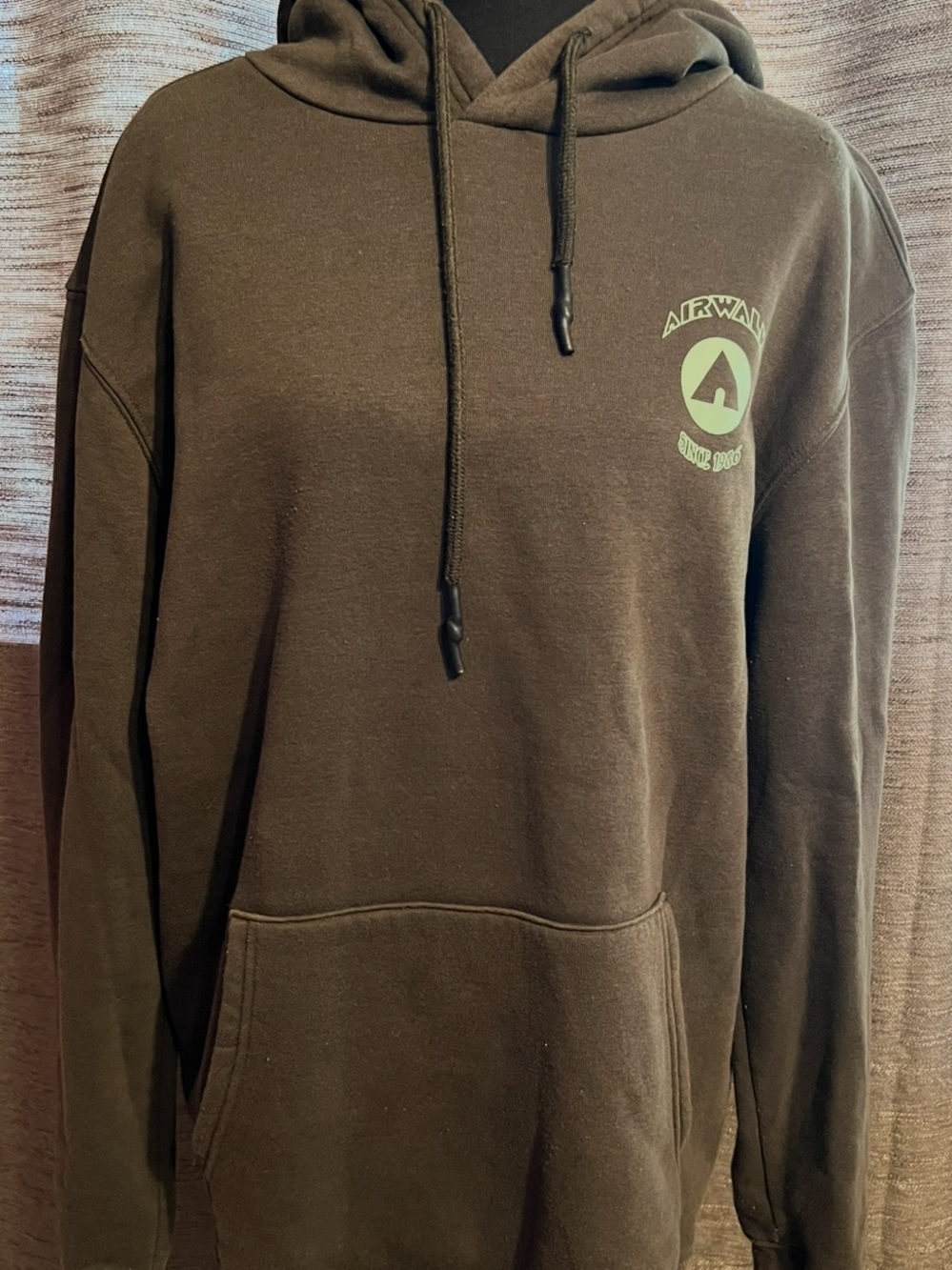 Airwalk Olive Green Pullover Hoodie with Logo